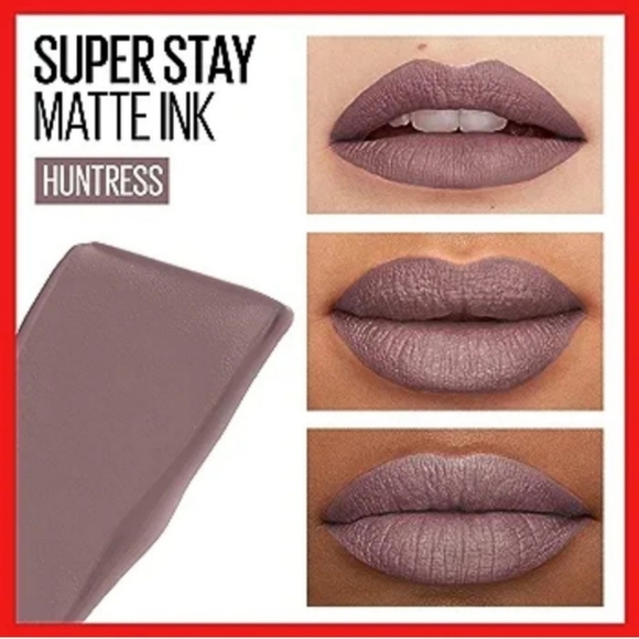 ❤️ 3/$15 Maybelline New York Super Stay Matte Ink Liquid Lipstick 90 Huntress - Picture 2 of 8